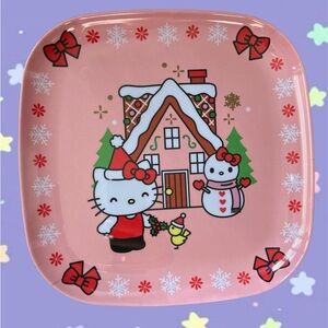 Hello kitty holiday plate